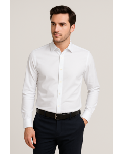 Men's Linen Shirt-XL-White