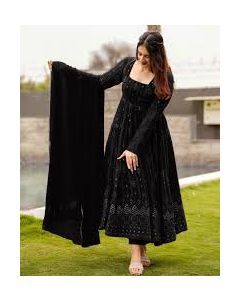 Women's Maxi Dress-L-Black