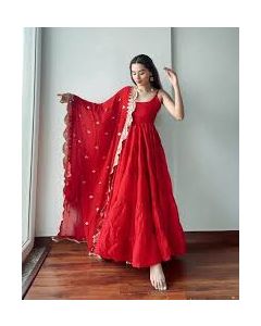 Women's Maxi Dress-XL-Red