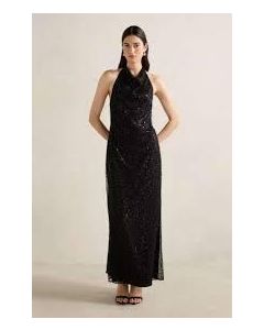 Iris Crystal Evening Dress