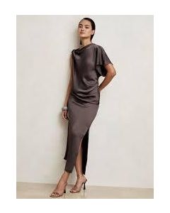 Noir Luxe Party Dress