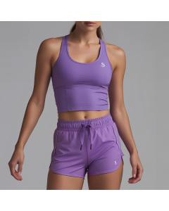 Sybil Running Short-31-Purple